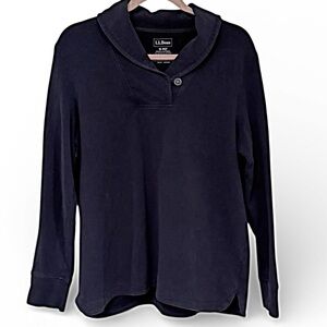 L.L. Bean Dark Blue Shirt Size M PET